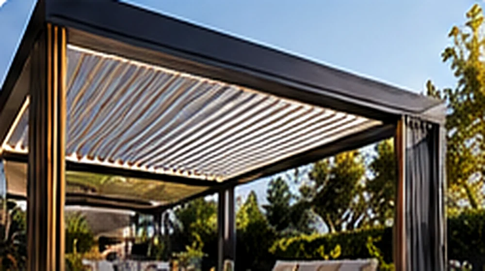 Biyoklimatik Pergola Sistemleri uygulama örneği